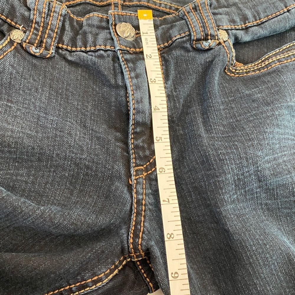 SEVEN 7 Women's Size 12 Denim Dark Blue Wash Bootcut Jeans Southwestern Style - Picture 4 of 12